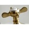 Kingston Brass KS1167BEX 8" Widespread Bathroom Faucet, Brushed Brass KS1167BEX - alternate 4